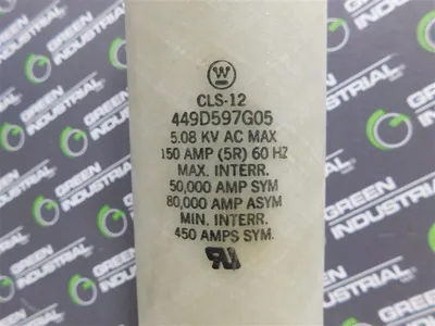 Westinghouse 449D597G05 Fuse 5.08 KVAC 150A(5R) 60Hz Used