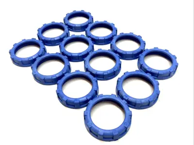 USED THOMAS & BETTS INSULATED CONDUIT BUSHING 2" LOT OF 12