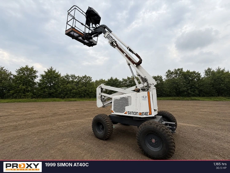 Used 1999 SIMON AT40C Articulating Boom Lifts New Jersey US | Proxy Equipment #1424315