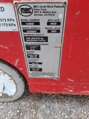 USED 2020 MEC 1330SE