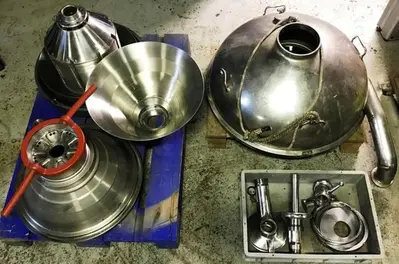 (2) Westfalia SAMN 15007 oil concentrators, 316SS.