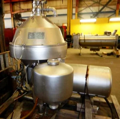 Alfa-Laval CRPX 714 HGV-14C peel oil separator, 316SS.