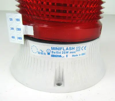 Nuovo Sirena Xenoflash MF N L MT Red Light, 25W, 24V