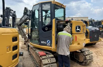 Used JOHN DEERE 85G Crawler Excavators - Mini North Carolina US | Mitsubishi HC Capital America #1362872
