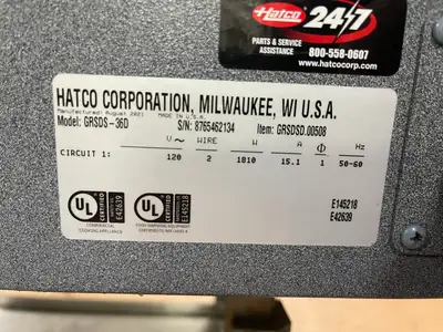 Used Hatco _UNKNOWN_ Countertop Display Warmers Illinois US | Falcon Restaurant Supply #1376895