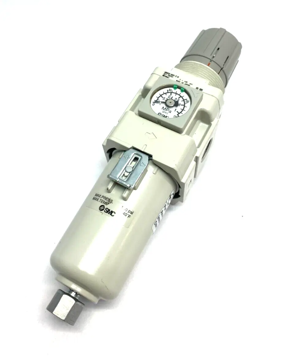 AW30K-N03E-12Z-B | SMC  Modular Filter Regulator Embedded Gauge 7~125psi 3/8" NPT - New Other