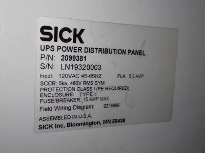 Used SICK 2099381 Uninterruptible Power Supplies Ohio US | HGR 24 #798837