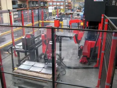 USED AMADA ASTRO 100T X 3220 CNC ROBOT BENDING CELL