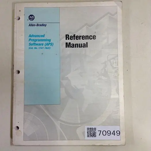 Used ALLEN BRADLEY 1747-6.11 Manuals Michigan US | Ideal Machinery #704132