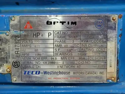 USED TECO-WESTINGHOUSE S50006TET5