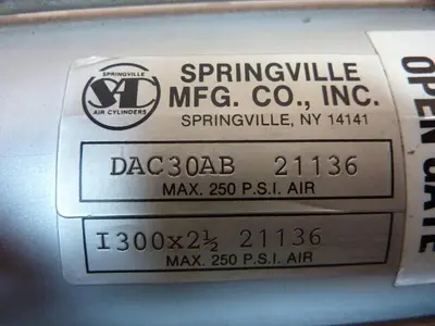 USED SPRINGVILLE MFG CO DAC30AB 21136