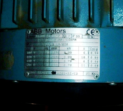 Alfa-Laval MMB 305S-11 lube oil purifier module, SS.