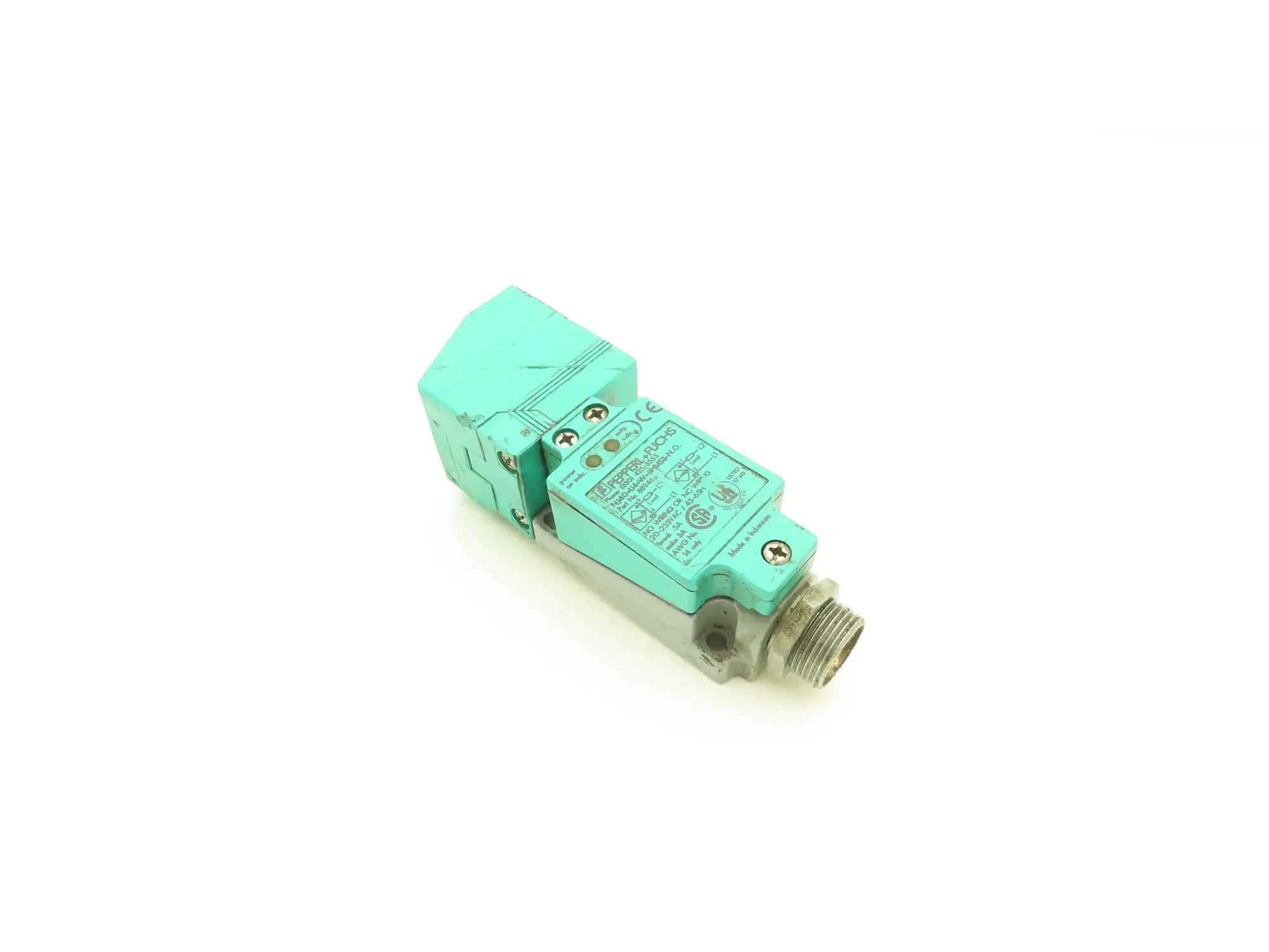 Pepper Fuchs NJ40 U4 W BHMS3-N.O. Inductive Proximity Sensor 40MM Distance 5Way