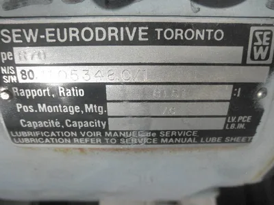 USED EURODRIVE R70