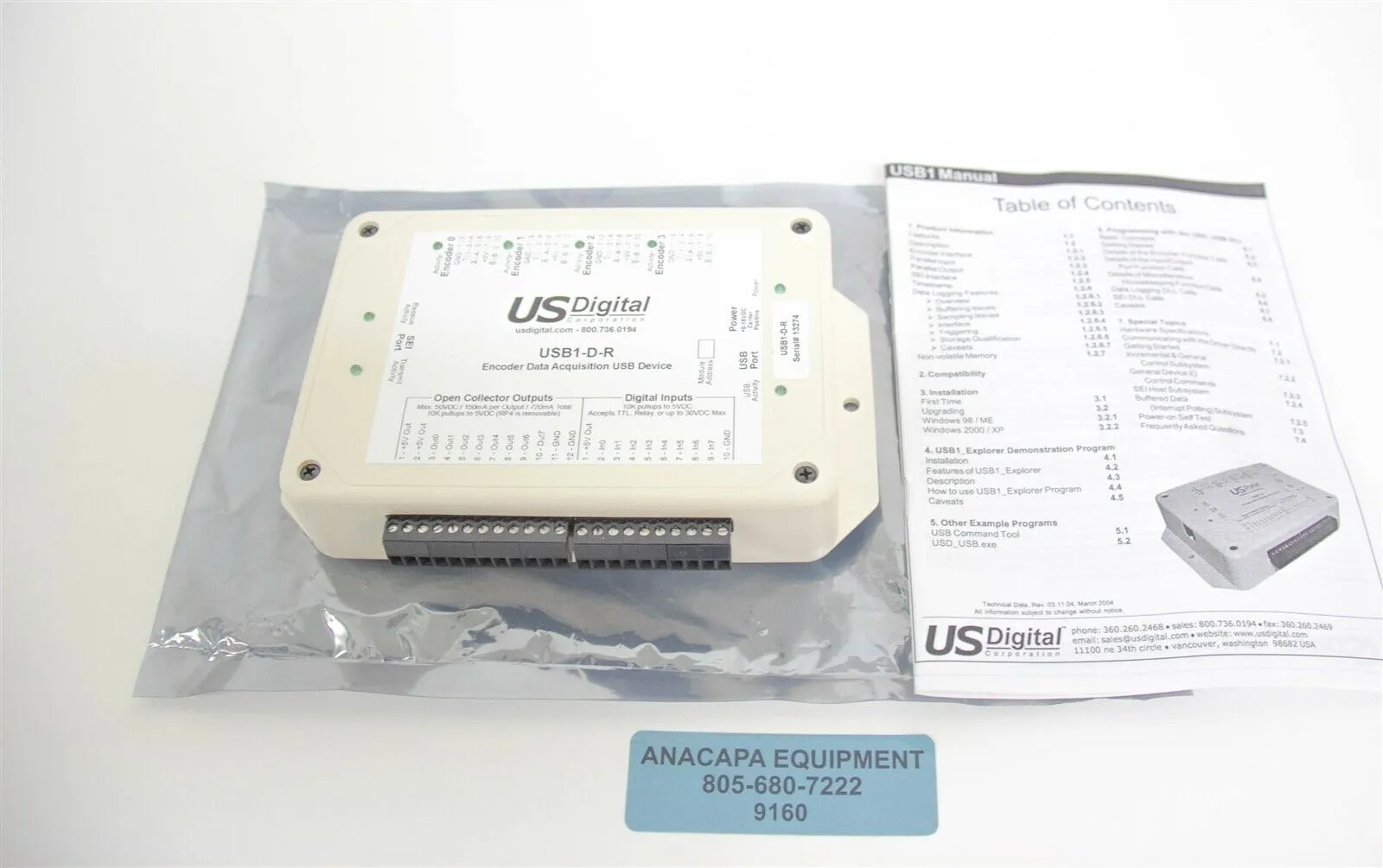 NEW US Digital USB1-D-R USB1