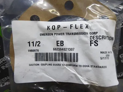 Emerson Kop-Flex 1 1/2 EB FS Gear Coupling with Gasket New