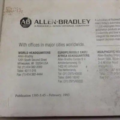 USED ALLEN BRADLEY 1395-5.45