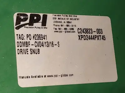 Used PPI DDMBF-CV-4/13/16-S Conveyors British Columbia CA | Lenmark #477550