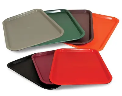 12″ x 16″ Brown Fast Food Tray - 12 pack