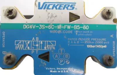 NEW VICKERS DG4V-3S-6C-M-FW-B5-60 VALVE DG5S4-0460-2ETMFW8560 DGMFN3YA2WB2W41