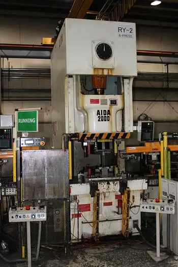 Used 2007 AIDA NC1-2000(2)E Gap Frame (OBS) Presses Michigan US | Midwest Press and Automation #560236
