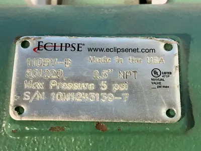 Used ECLIPSE 110BVB Chemical & Process Equipment Ohio US | HGR 24 #1548271