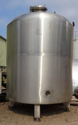 12,000 L S/S JKTD Vertical Pressure Vessel
