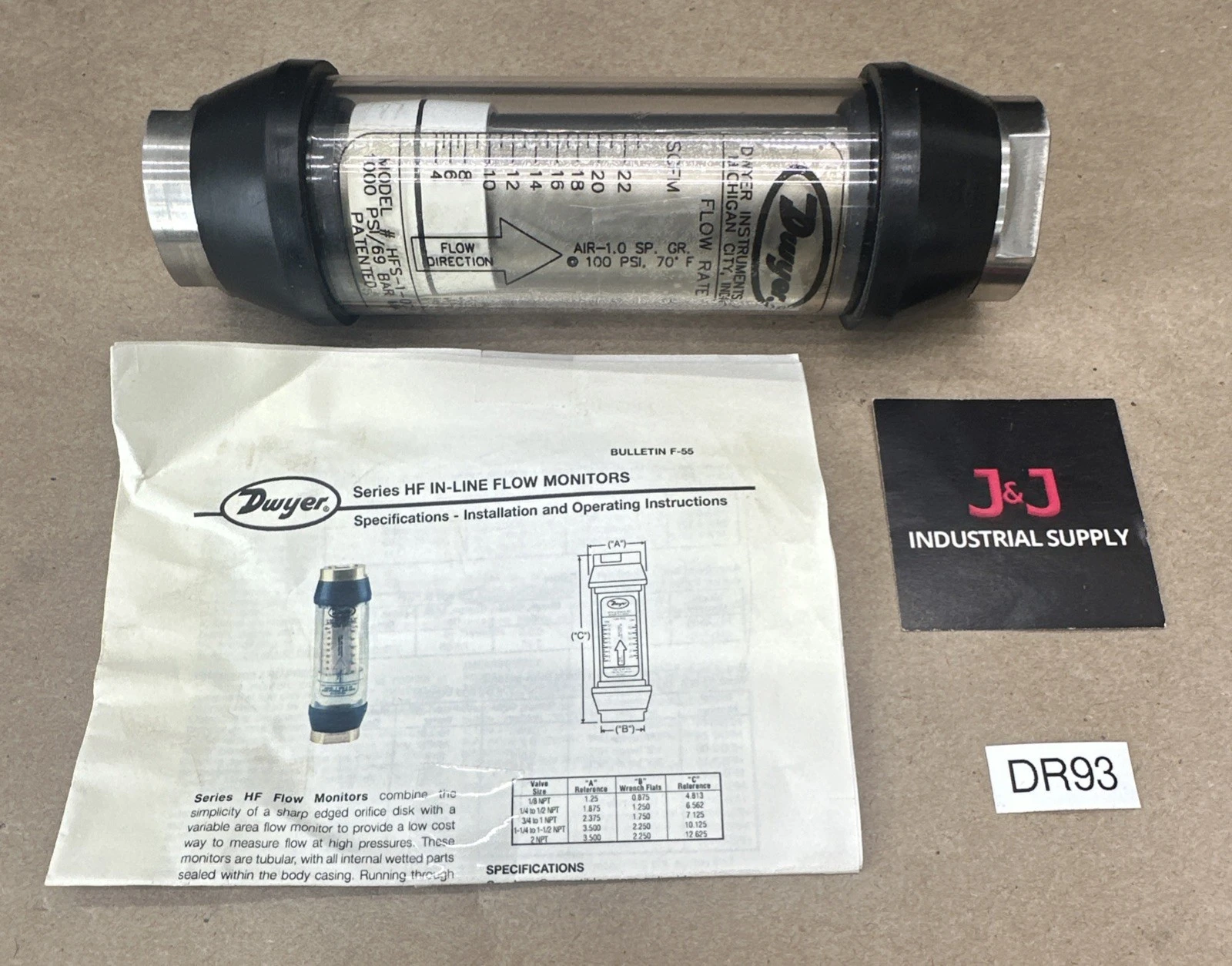 NEW Dwyer HFS-1-002