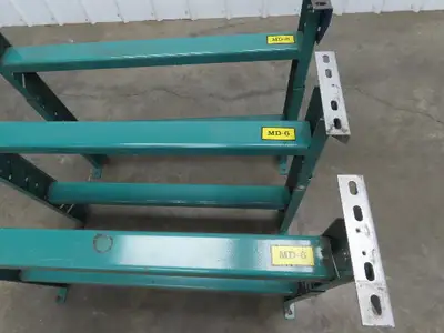 Roach MD-6 Conveyor Leg Floor Support 36"W Adj Height 24-5/8-27-5/8"  Lot of 3