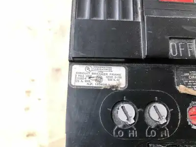 GE THFK28F000 225A 3 Pole Molded Case Circuit Breaker 600VAC 250VDC