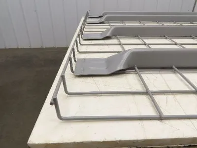 New Pallet Rack Wire Deck 60x46" Waterfall 4 Flared Channel Racking 2500lb Mesh