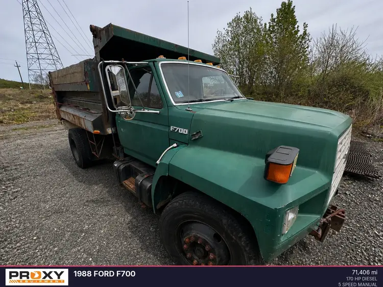 Used 1988 FORD F700 Dump trucks New Jersey US | Proxy Equipment #1388692