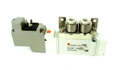 NEW SMC SY5120-5Y0-C6-F2 SOLENOID VALVE SY51205Y0C6F2