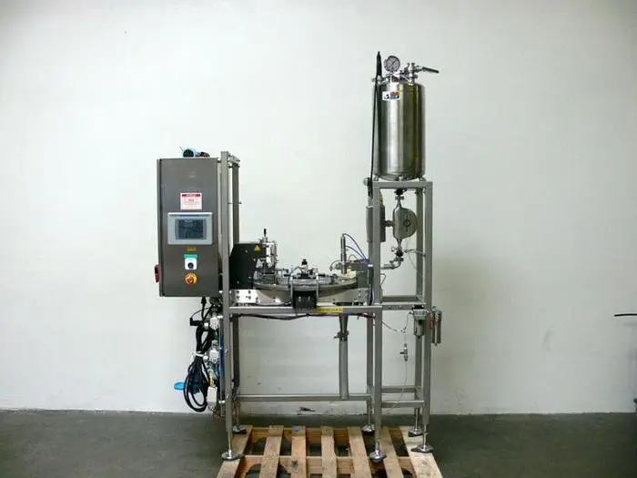 Used R.A JONES & CO. HSA-1FS ROTARY CUP/POD FILLER W/ CONTROLLER Cup Fillers California US | Equipment Lab #486901