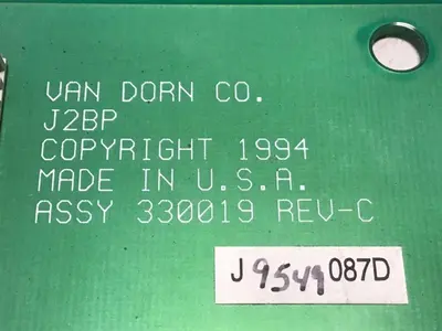 USED VAN DORN PC330-019 330-019