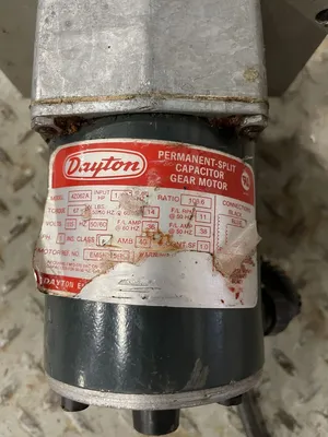Dayton 4Z062A Permanent-Split Capacitor Gearmotor Mixer 1HP 11RPM 1PH