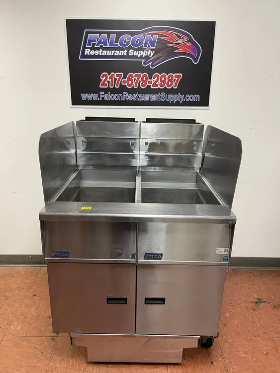 Used Pitco Used 2022 Pitco SG14S NG Fryer with (2) 50 lb. Frypots and Filter Drawer - TH2 Cookers / Coolers / Fryers Illinois US | Falcon Restaurant Supply #1374681