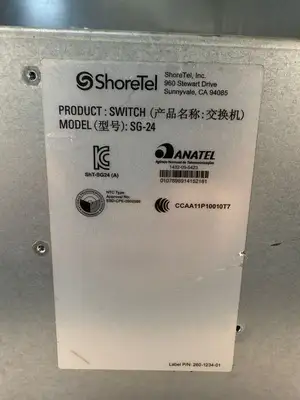 Shoretel SG-24 ShoreGear 24A Voice Switch (12.4.5)