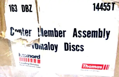NEW REXNORD 163-DBZ 14455T TOMALOY DISCS 163DBZ 14455T