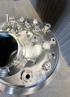 Used 264 Gallon Jacketed Tank (Reactor), 316L Stainless Steel, Insulated, Full Vacuum