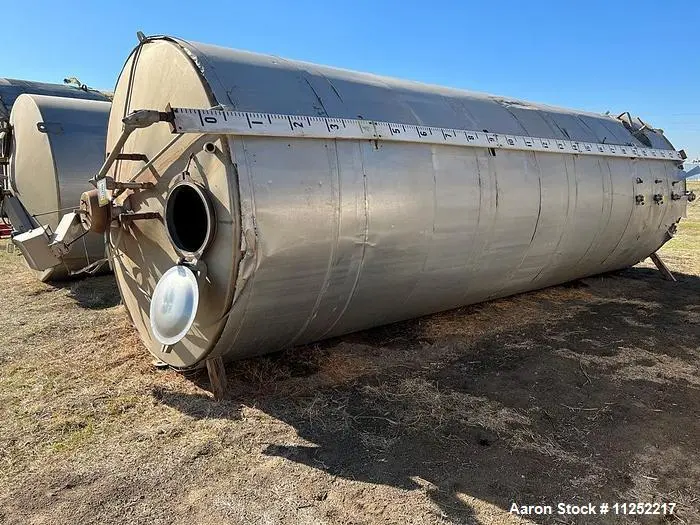 Used 8,600 Gallon Stainless Steel Storage Tank – Food & Beverage Grade