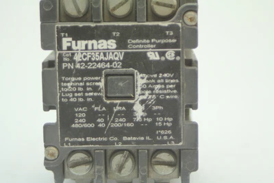 Used Furnas 42CF35AJAQV PLC Contactors California US | Davliegogo LLC #1706505
