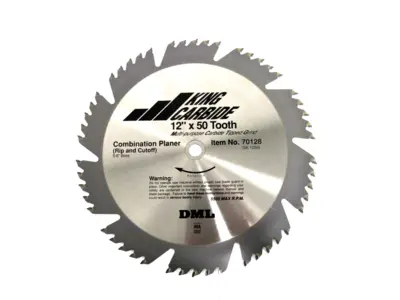 NEW DML 70128 KING CARBIDE SAW BLADE 12" x 50 TOOTH