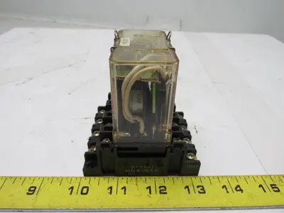 Matsushita HG4-DC24V Relay W/Socket 20A 250V From a Watino LG71 CNC