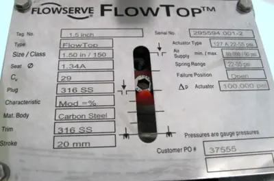 NEW Flowserve FlowTop