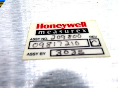 USED HONEYWELL MEASUREX 09817210 MODULE REV C