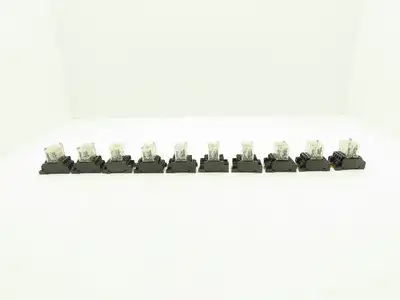 Omron LY4N 24VDC Relay W/Base Lot of 10