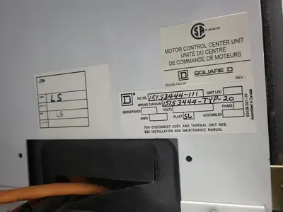 USED SQUARE D MODEL 6
