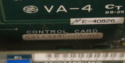 GENERAL ELECTRIC 531X300CCHAHM2 CONTROL CARD W/ 531X133PRUAKG1 BOARD