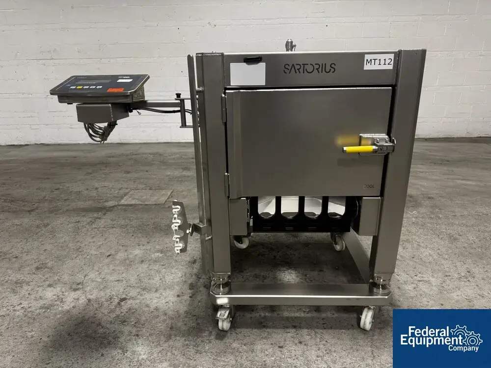 USED Sartorius 200 Liter Sartorius Palletank for Mixing Jacketed